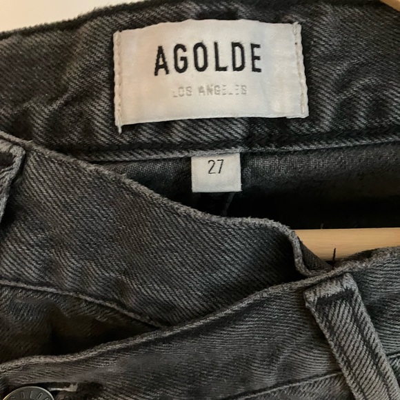 AGOLDE Criss Cross Straight Jeans In Shambles - Picture 6 of 10